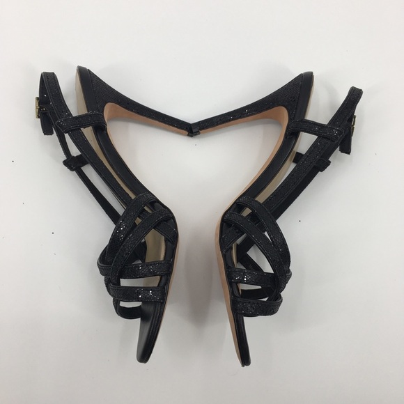 Kate spade black strapped high heels size 9M - Picture 11 of 13